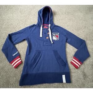 Mitchell & Ness NHL New York Rangers Men's Full Zip Hoodie Jacket Size Women’s M
